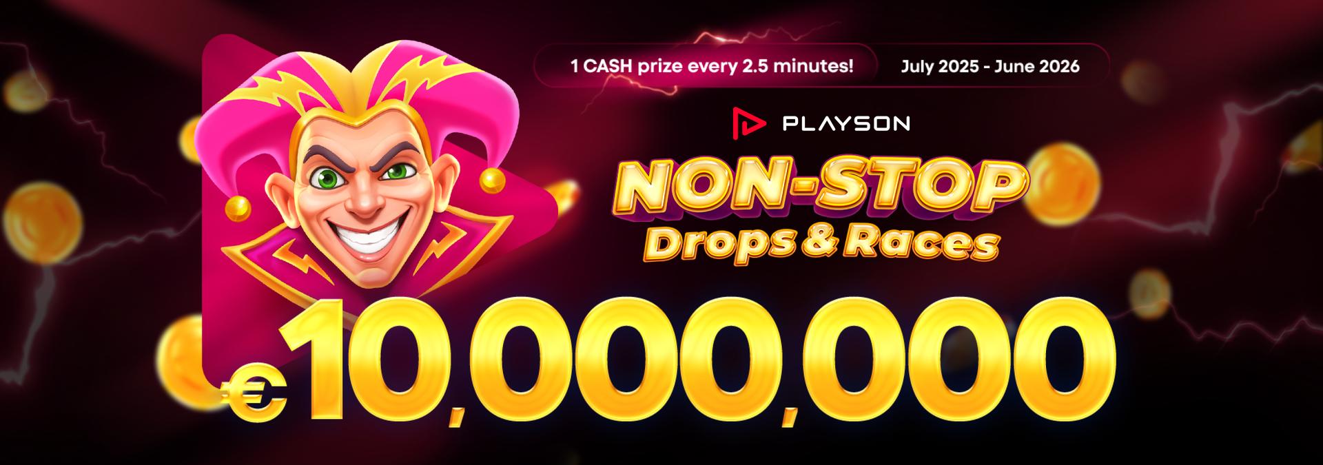 Playson : Non-Stop Drops & Races